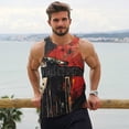 thumbnail image 6 of Fuzoiu Abstract Skull Guitar Art Print Men's Workout Tank Tops,Sleeveless Gym Shirt Quick Dry,Fitness Bodybuilding T-Shirt,Muscle Athletic Workout Tee-4X-Large, 6 of 7