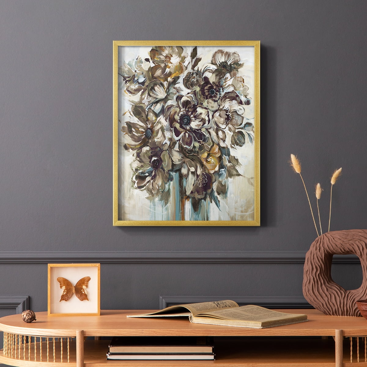 Wild At Heart VI Framed Print in Gold Solid Wood 16 x 20 Framed Print