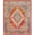 thumbnail image 2 of SAFAVIEH Crystal Miranda Oriental Area Rug, Orange/Light Blue, 11' x 16', 2 of 8
