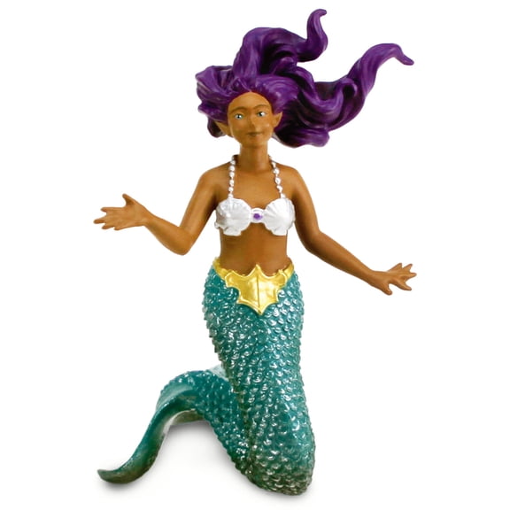 Safari Ltd. Purple-haired Mermaid - 4.75" Mythical Figure - Fantasy Toy for Boys, Girls, and Kids Ages 3