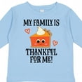 thumbnail image 4 of Inktastic Thanksgiving Thankful Family Boys or Girls Long Sleeve Toddler T-Shirt, 4 of 5