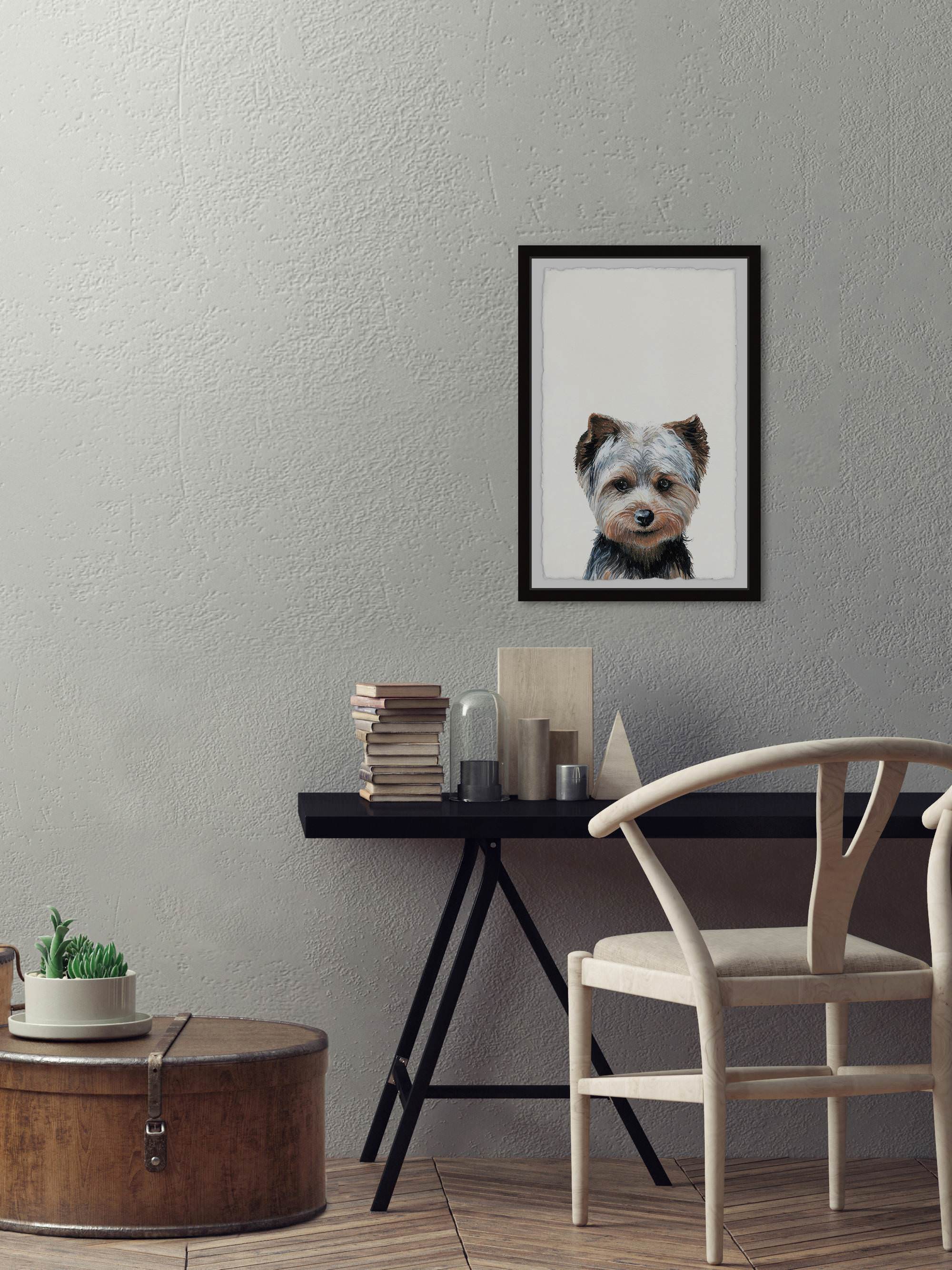 Marmont Hill "Guilty Pup" Framed Painting Print