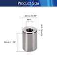 thumbnail image 2 of HUGFEGWE Round Connector Nuts Rod Coupling Nut Threaded Sleeve Rod for Continuous Threaded Rod 5PCS CJB91-25828, 2 of 5