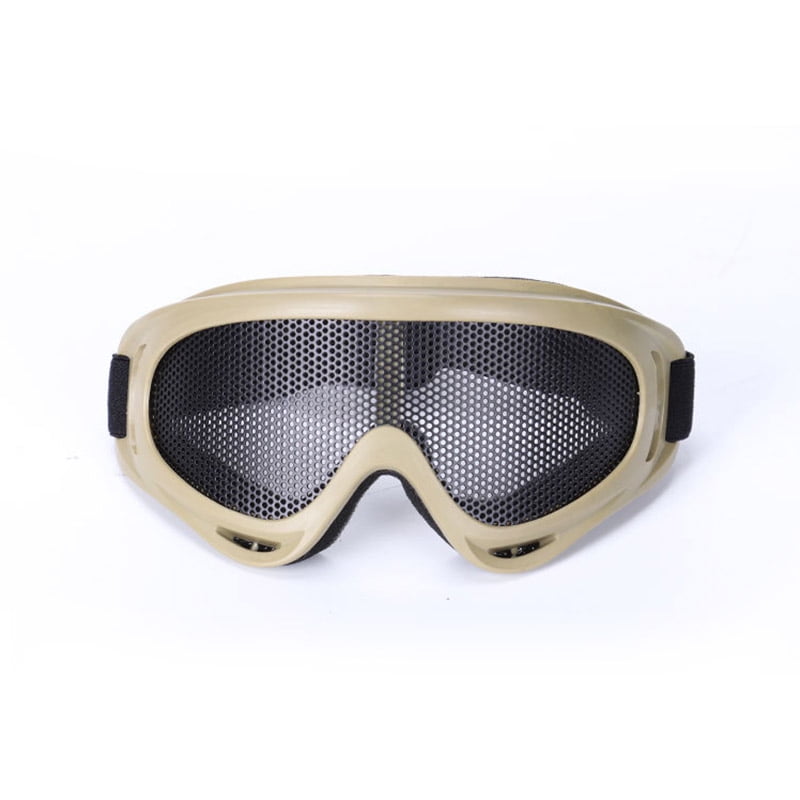 Airsoft Tactical Vented Safety Goggles Glasses Eye Protection Glasses Mesh L8J2 
