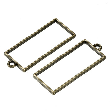 

Uxcell 48x20mm Rectangle Hollow Resin Pendants Frames for DIY Crafts Bronze 10 Pack