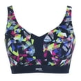 thumbnail image 4 of Panache Endurance Ultra Perform Non-padded Underwire Sports Bra (5022),38G,Graphic Print, 4 of 7