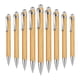 thumbnail image 1 of 15 Pieces Bamboo Retractable Ballpoint Pen Black Ink 1 mm Office Products Pens Bamboo Ballpoint Pen Wood Ballpoint Pens, 1 of 5