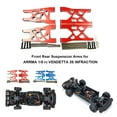 thumbnail image 4 of Ruiboury Metal Front Rear Arms For ARRMA 1/8 3S INFRACTION Aluminum Front Rear Red 1Set, 4 of 6