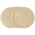 thumbnail image 4 of 5Pcs Craft Wood Rounds Khaki 7.9In for DIY and Party Decorations, 4 of 9