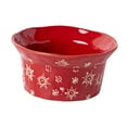 thumbnail image 2 of Rongfmy 1PC Christmas Dinnerware Present Christmas Tableware for Party Table Festive Red Bowl, 2 of 9