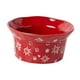 thumbnail image 2 of 1 pieza de vajilla navideña, regalo de Navidad, vajilla para mesa de fiesta festiva Cuenco rojo, 2 of 9