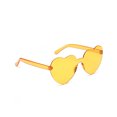 thumbnail image 1 of Gafas de sol Qarigey forma de corazón Naranja amarillo, 1 of 6
