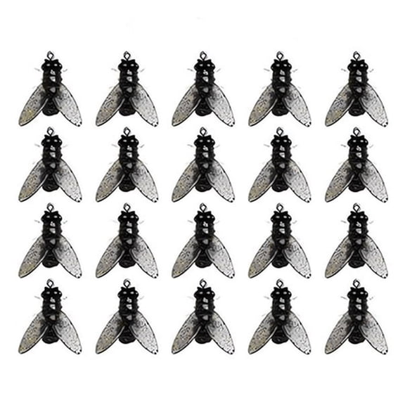 Fly Fishing Bait (20PCS) - 2024 New Trout Jigs Swimbaits Dry Flies Bass Lures Kit, Saltwater Medium