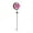 Red, variant on Ohmyroo Solar Wind Spinner Stake Light Wrought Iron Hollow Lunar Windmill For Outdoor Garden Path Assorted Colors 29 Inch