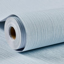 Grasscloth Wallpaper Textured 24in X 393in Fabric Contact Paper Light Blue Wall Paper Textured Linen Peel and Stick Self-Adhesive Thick Vinyl Embossed Film Wallpaper