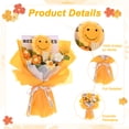 thumbnail image 2 of Ramo de Flores de Ganchillo Uxcell, Lazos de Girasol Hechos a Mano con Bolsa de Regalo para Decoración del Hogar DIY [Amarillo], 2 of 6
