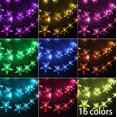 thumbnail image 2 of Star String Lights Plug in - 33 ft 100 LED Star Fairy String Lights with Remote and Timer, Waterproof for Bedroom Porch Wedding Party Patio Garden Tent Indoor Outdoor Décor, Warm White, 2 of 14