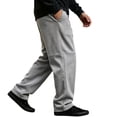 thumbnail image 3 of HomeDM Mens Athletic Sweatpants with Pockets Workout Casual Hiking Pants Gray Elastic Waist Athletic Joggers Size L, 3 of 7