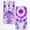 Purple, variant on Retro Hippie Purple and Blue Tie Dye Kitchen Towels, 24 x 16 Inches, Colorful Dish Towels Set of 2
