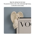 thumbnail image 3 of Resin Angel Door Frame Decoration, Elegant And Exquisite Design, Versatile Usage, European Style Charm With Awakening Angel Wing Frame Gift For Home Or Office Decor, 3 of 8