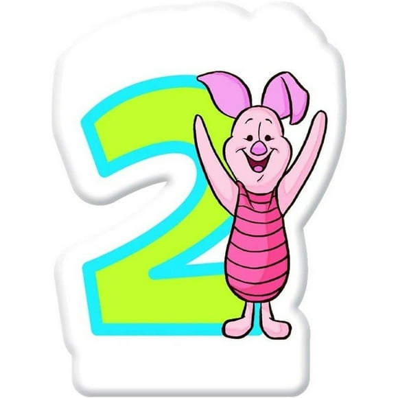 Winnie the Pooh 2nd Birthday Candle