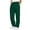 Green, variant on cocolona Mens Straight Leg Baggy Sweatpants Elastic Waist Drawstring Joggers Sports Pants Fashion Casual Solid Color Trousers
