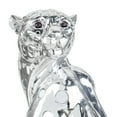 thumbnail image 4 of 13" x 23" Silver Polystone Leopard Sculpture, by DecMode, 4 of 7
