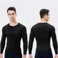 thumbnail image 4 of 6588 Quick Men's Athletic Long Sleeve Shirts - Moisture-Wicking Workout T-Shirt Running Tops - Stay Comfortable and Stylish during Workouts, 4 of 7