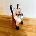 thumbnail image 3 of Weloille Wooden Animal Spectacle Frame, Support for Sunglasses, for Decoration of Office Desk at Home, Accessories (Fox), 3 of 3