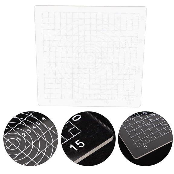 ELAYARD Clay Mat Pottery Making Tool Acrylic 1Pack