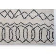 thumbnail image 3 of Ladole Rugs Tapis Moderne Synthétique Doux et Beau en Ivoire-Gris Clair, 3 of 4