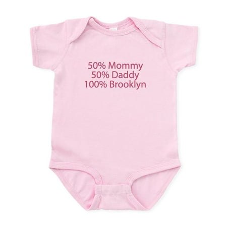 

CafePress - 100% Brooklyn Infant Bodysuit - Baby Light Bodysuit Size Newborn - 24 Months