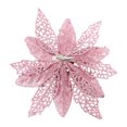 thumbnail image 4 of Clip Holiday Time 19 cm Flor de Nochebuena Brillante Rosa, 4 of 4