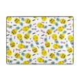 thumbnail image 7 of Area Rugs For Living Room Decor - Cute Bow Tie Pineapple Soft Anti Slip Throw Washable Rugs 5x7 For Bedroom, Indoor Carpet For Bedroom Living Room 80x58In, 7 of 7