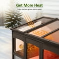 thumbnail image 4 of MCombo Wood Walk-in Outdoor Large Greenhouse 0899(Brown), 4 of 9