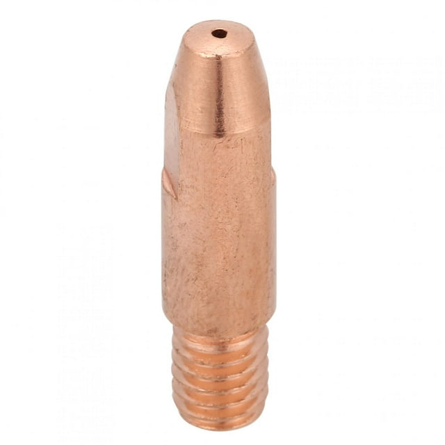 Punta de contacto de cobre, punta de contacto de cobre de 20 piezas Punta de contacto de antorcha de soldadura Punta de contacto confiable y duradera