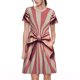 thumbnail image 1 of Disketp Retro Bow para Vestido de Manga Corta para Mujeres, Vestidos de Verano para Mujeres, Casual y Holgado para la Playa, 1 of 6