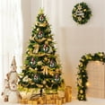 thumbnail image 5 of Inevnen Christmas Onaments Wreaths Santa Claus Chick Hen Owl Machine Potted Christmas Decorations, 5 of 5