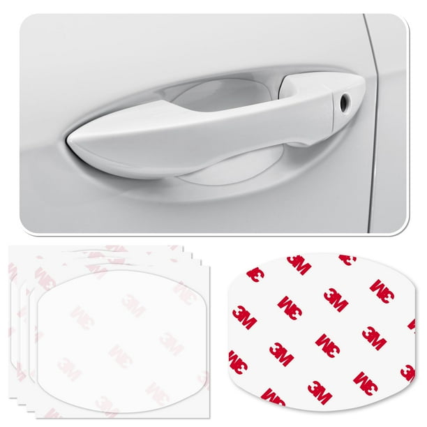 Protector de manija de puerta de coche, 4 unidades, impermeable y antiarañazos