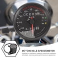 thumbnail image 3 of KAKOWELY Motorcycle Speedometer Motorcycle Modified Small Instrument Motorcycle Odometer,3.54X"X3.54"X3.15", 3 of 5