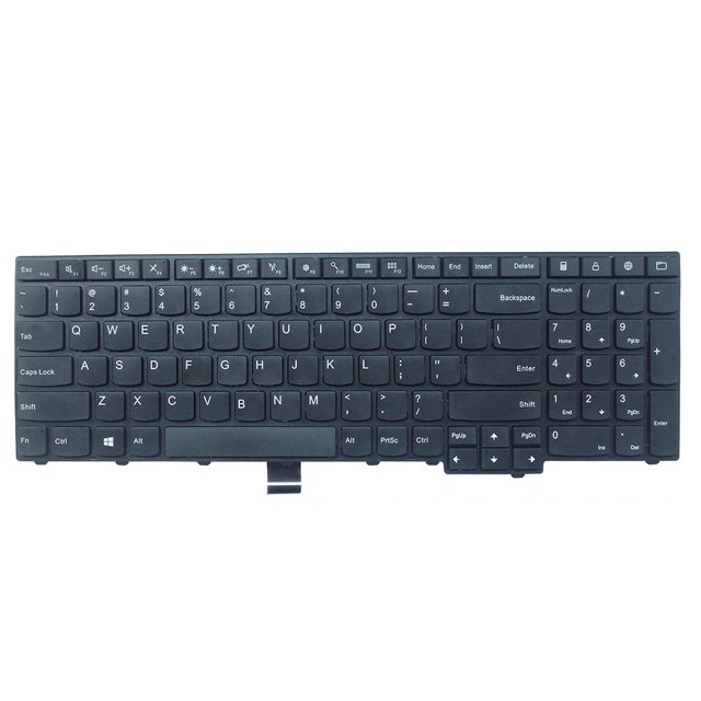Seitruly Diseño de EE. UU., teclado incorporado para portátil, interfaz PS/2 con cable portátil, reemplazo de accesorios de teclado para Lenovo Juegos de teclado y mouse para computadora