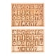 thumbnail image 1 of Bloques de Letras Del Alfabeto de Madera Juguetes Montessori Material Didáctico para Niños Bebé, 1 of 9