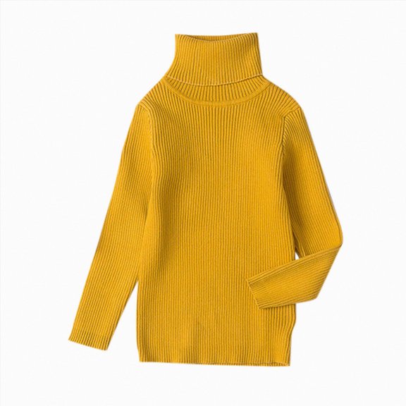 Ymyiu Baby Girls' Sweaters Newborn Toddler Boy Girl Sweater Pullover Knitwear Warm Sweatshirt Fall Winter Clothes 18-24 Months(Yellow, 18-24 Months)