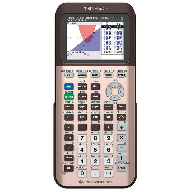 Calculadora gráfica Texas Instruments TI-84 Plus CE Rose Gold