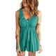 thumbnail image 2 of Mameluco corto de verano para mujer, Mameluco de verano para mujer, monos cortos sin mangas para mujer, monos sin mangas con cuello en V, estética elegante, 2 of 4