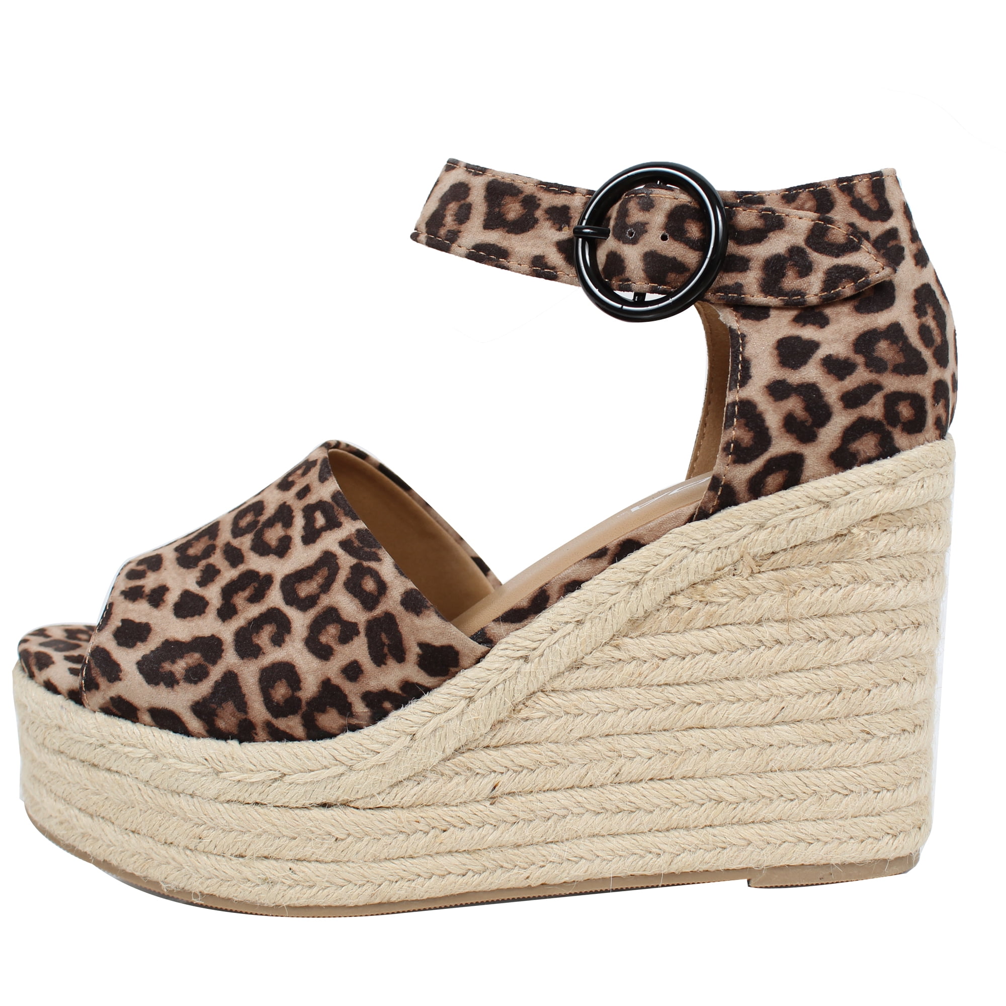 cheetah espadrilles wedge