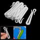 thumbnail image 2 of Juego de Ganchos para Cortinas transtools 16 Piezas Blanco Unique Bargains retenciones de tratamiento de ventanas, 2 of 2