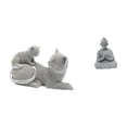 thumbnail image 1 of Escultura De Gato, Adorno De Mesa, Artesanía, Figura Decorativa, Estatua De Animal Para Dormitorio, Sala De Estar, Oficina, Regalo De Inauguración De La Casa, Figura De Buda Mono, Escultura, 1 of 8