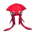 thumbnail image 1 of Sombrero de calamar, juguete para la cabeza, divertido sombrero de fiesta para juegos de rol, presentaciones en el escenario, vacaciones rosa, 1 of 8