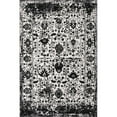 thumbnail image 1 of Unique Loom Portland Tone-on-Tone Design Rug 6' x 9' Rectangle White/Black, 1 of 1